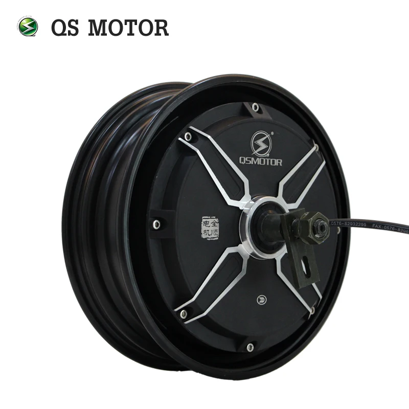 QSMOTOR 10inch 3000w 205 V3 dc brushless scooter hub motor 48v to 96v in High power quality with CE