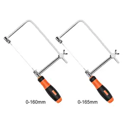 DIY Coping Saw Adjustable Woodworking Nonslip Handle Lightweight Portable Multifunctional Hand Saw Frame for Cutting Woodworking