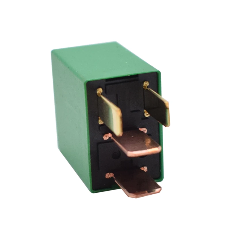 1PC Car Violet Relay for KIA 12V 20A OMRON 4 Pins 5 Pins Green Color Power Relay Assembly view 2