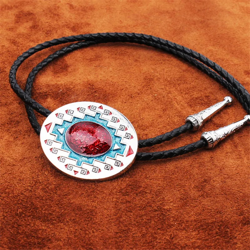 

New Indian totem bolo tie American western cowboy bolo tie