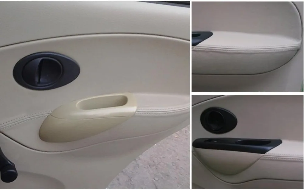 For Chevrolet Spark For Daewoo Matiz  Microfiber Door Panel Armrest Leather Protective Cover 4pcs/set  car interior accessories