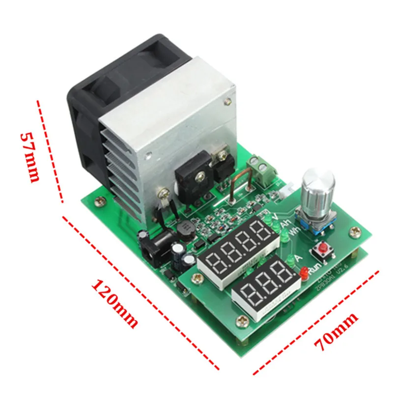 Constant current electronic load Discharge 9.99A 60W 30V battery Tester capacity tester for 18650 12V 24V battery