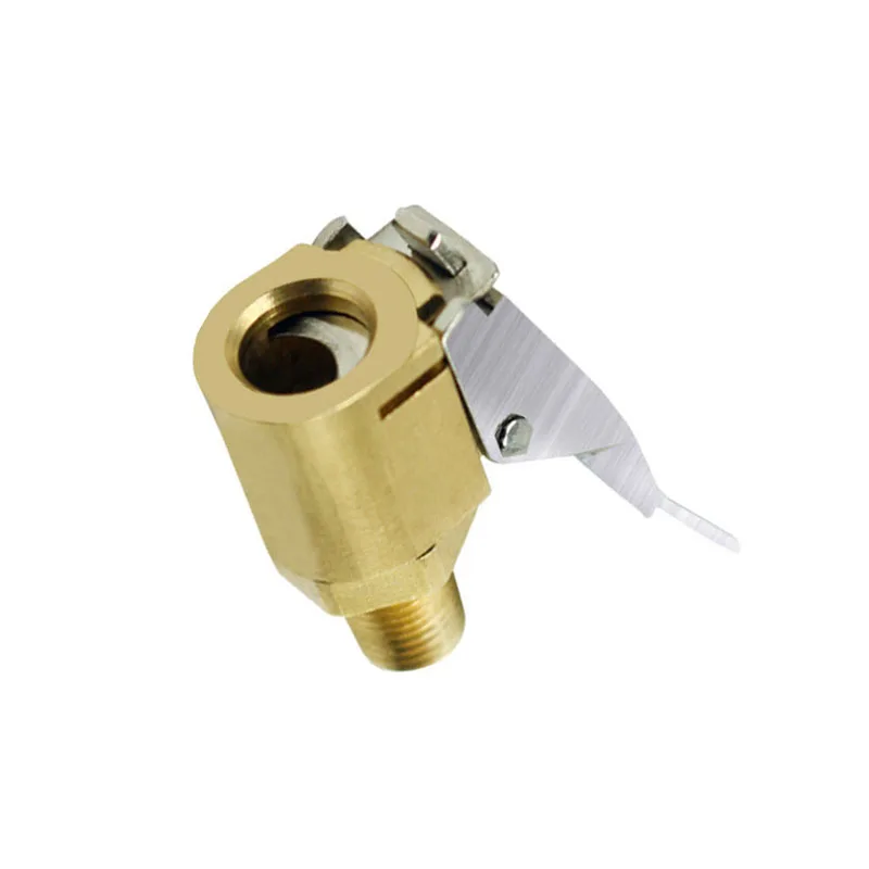 New Car Auto Tire Valve Inflator Chuck Pure Copper Chuck Air Nozzle Pneumatic Pump Conversion Connector Tools Styling