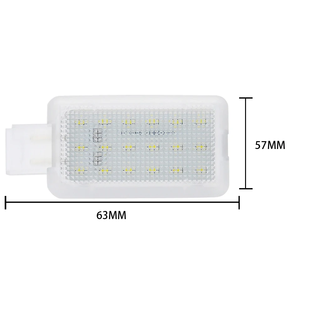 Para Mitsubishi ASX coche blanco LED compartimento de equipaje luz lámpara de maletero