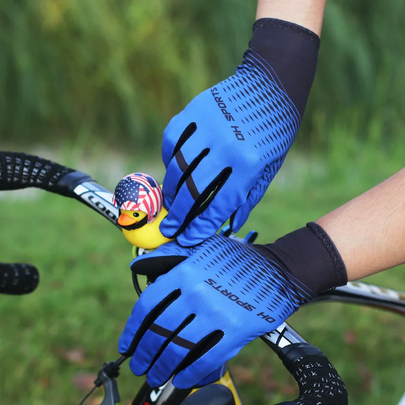 New Full Finger Cycling Gloves With Socks Sport Shockproof Anti Slip MTB Touch Screen