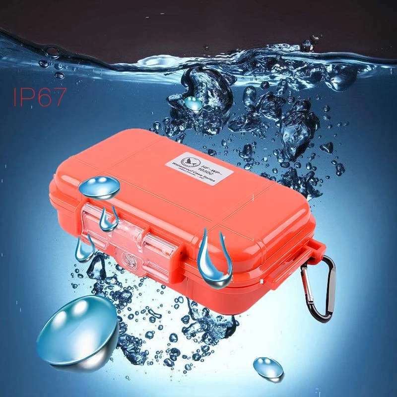 Waterproof Boxes  Shockproof Survival Airtight Case Holder For Storage Matches Small Gear EDC Travel Containers Tools