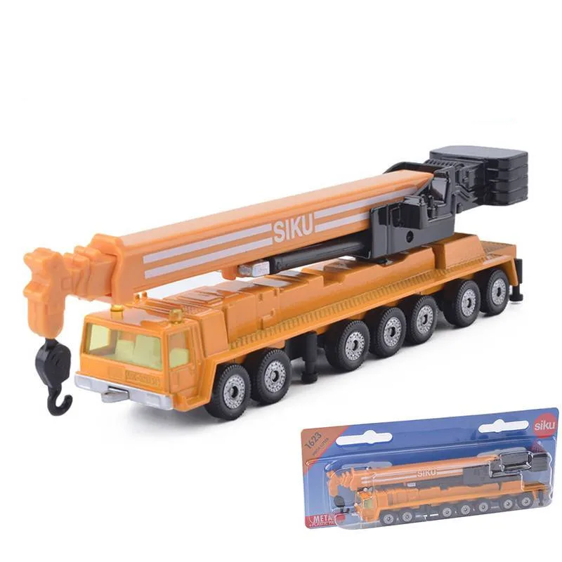

1:87 alloy heavy crane model,crane engineering truck toy,exquisite children's gift,high simulation sliding toy