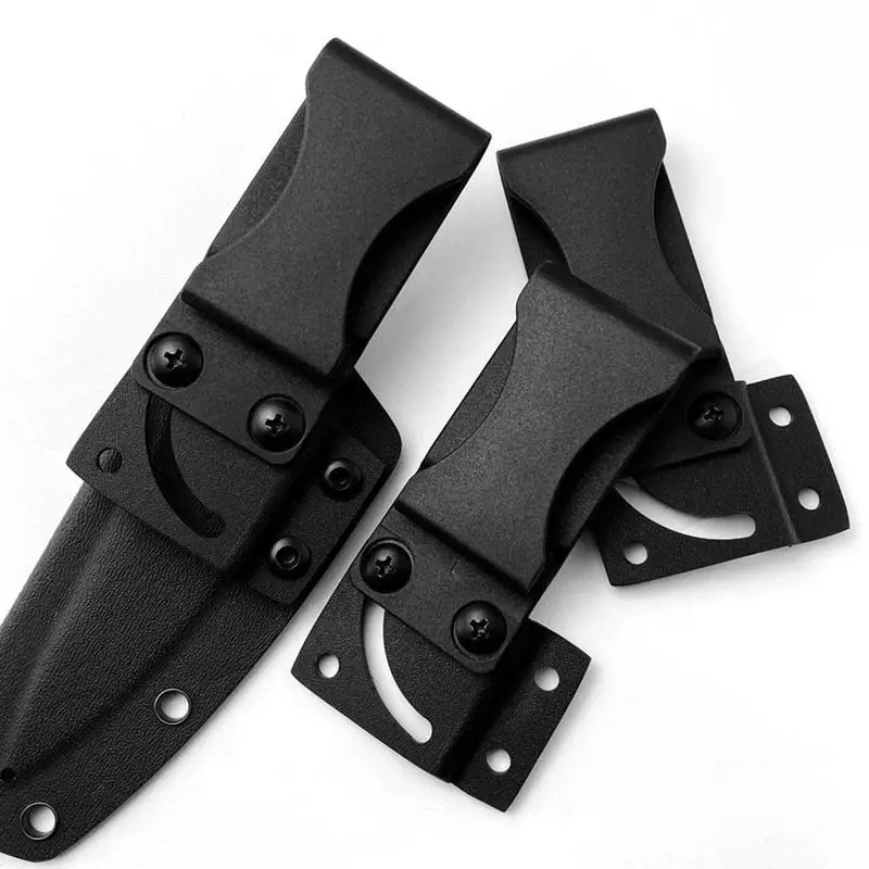 Tactical K Sheath Waist Clip for Kydex Scabbard Gun Holster With Screws Knife Belt Clip Hunting Acessories