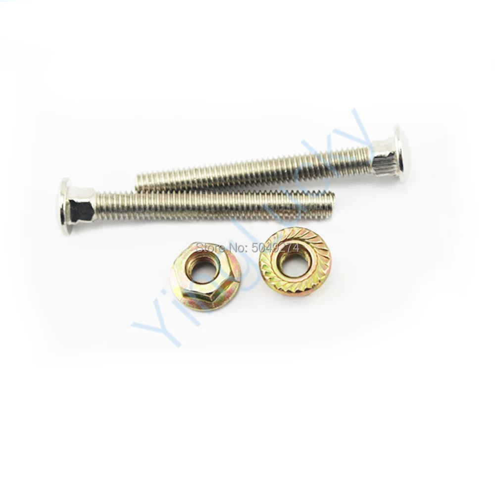100 pcs Bolt Fixed Screws And Nuts For Coin Dispensers Token Selecter Arcade Machine Console Joystick Game Box