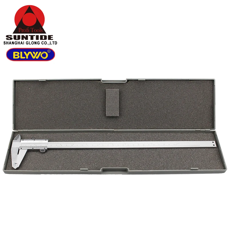 12 inch Hardened Chrome Plated Non-digital Vernier Caliper measuring device for inside, outside depth, and step measurements