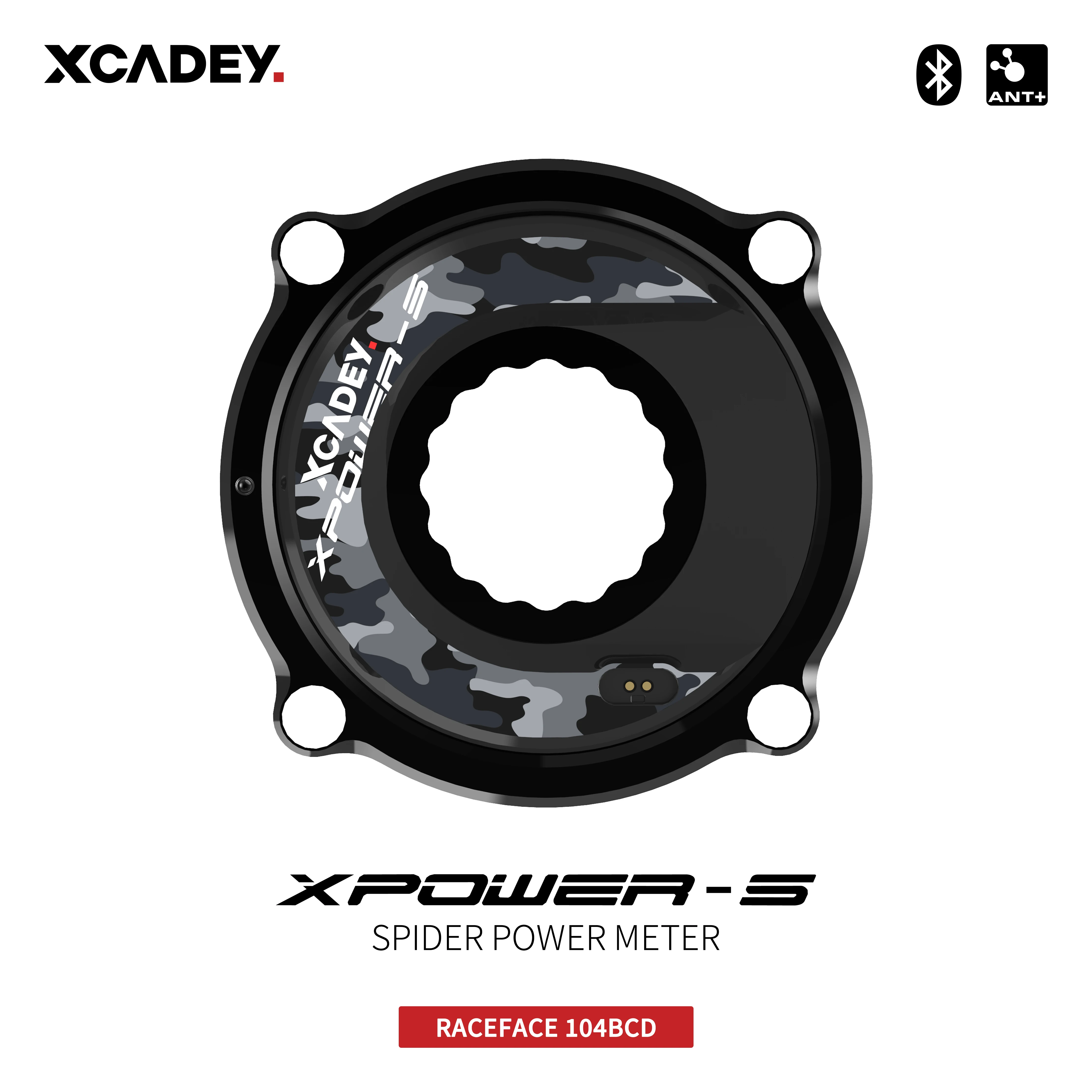 XCADEY XPOWER-S Rennrad MTB Spider Power Meter Für SRAM ROTOR RaceFce Kurbel Kettenblatt 104BCD 110BCD – Detail 12