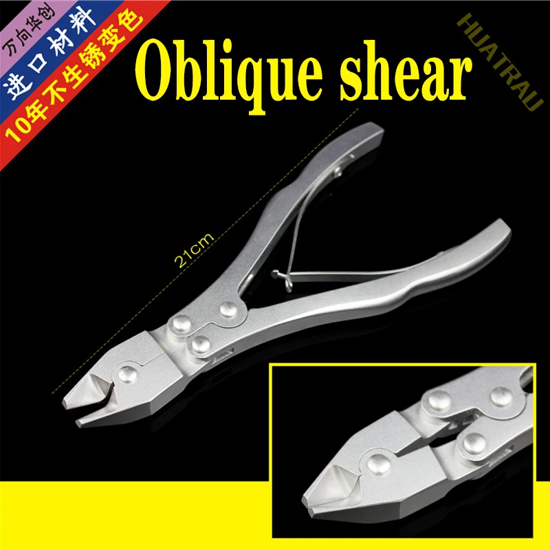 Orthopedic instruments medical double joint stainlesss steel wire scissors titanium cable forceps rope cutter finger bone plate