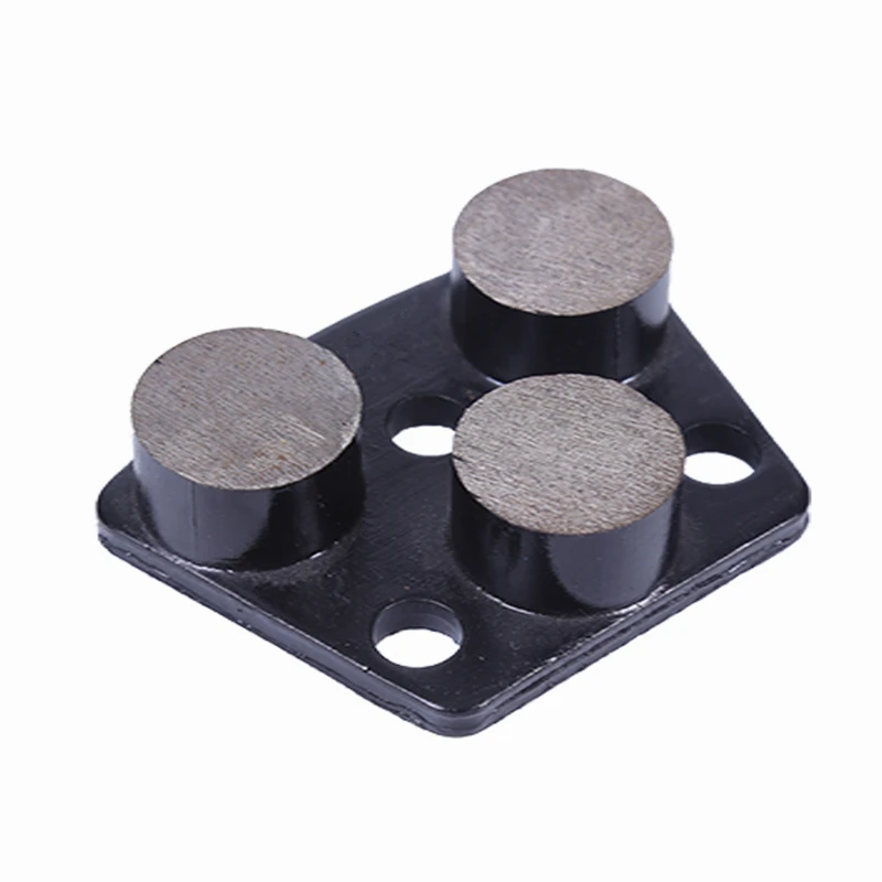 

ASL11 Blastrac Diamond Grinding Shoes ASL Concrete Grinding Block with Three Round Shaped Segments for Concrete Terrazzo Floor