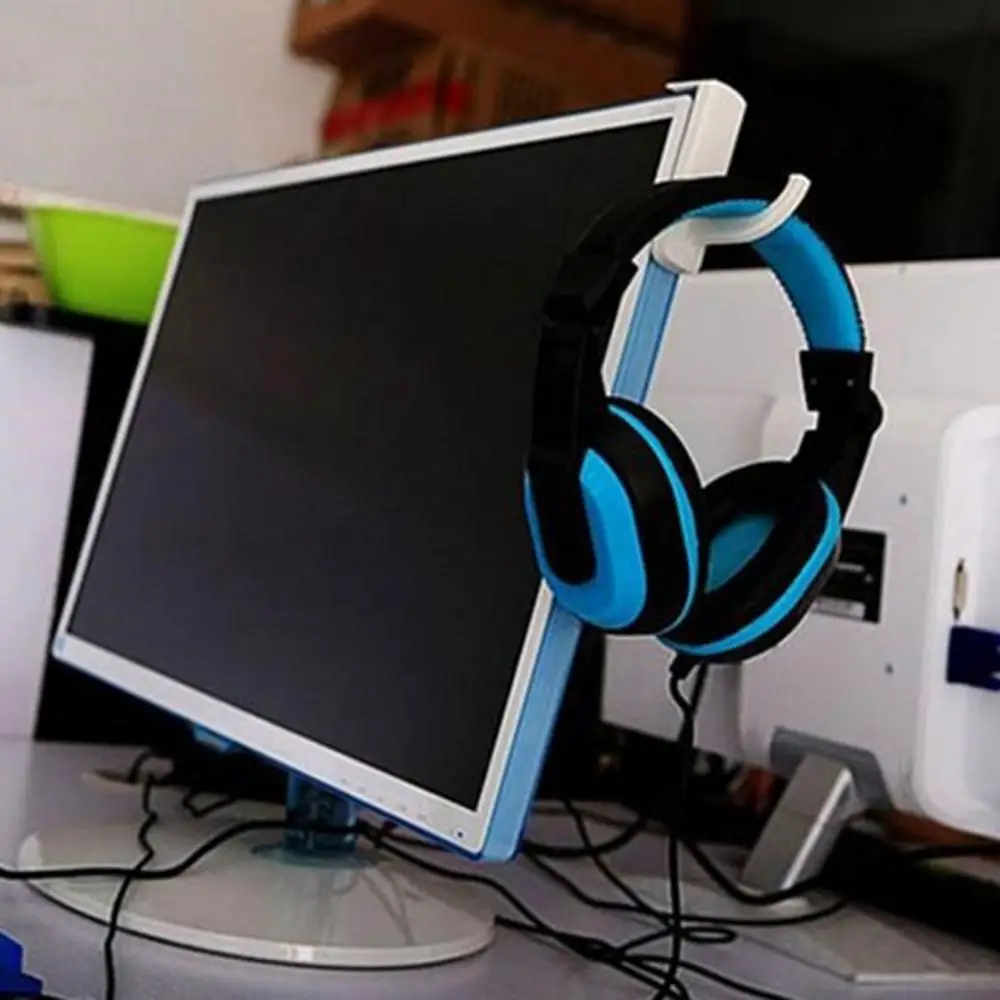 Bluelans портативный универсальный настенный держатель для наушников ПК МОНИТОР крючок