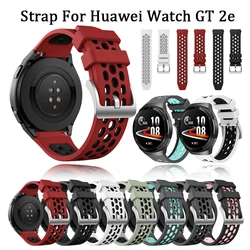 Silicone Watchband Strap for Huawei GT 2E Smart Watch Bracelet Band 22mm Replacement Wristband For huawei gt2e Smart Accessories