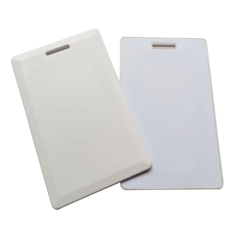 1Pcs 125KHz T5577 RFID Clamshell Proximity Thick Card 1.8mm Rewritable Writable Rewrite PVC Card for Door Access Control System