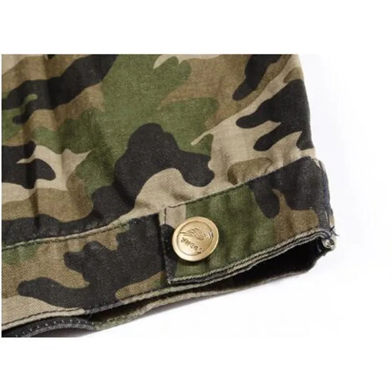 New Autumn Men\'s Camouflage Denim Vests Military Sleeveless Jeans Jackets Fashion Casual Male Vest Camo Waistcoats Homme M-5XL