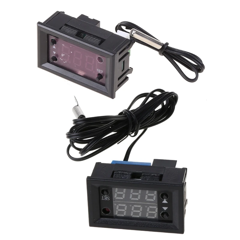 W2810 DC12V 20A Digital Thermostat Temperature Controller Relay ed Display with Probe Drop Ship