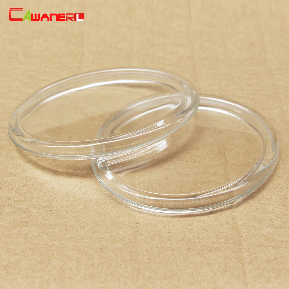 Cawanerl For Nissan Micra Sentra Fuga Geniss Bluebird Wingroad Car Right + Left Fog Light Glass Lens Cover Styling