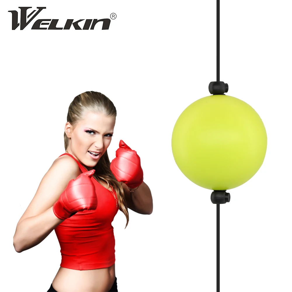 

Welkin Adjustable Suction Cup Boxing Reflex Speed Ball Hand Eye Reaction Training Punch Fight Ball Fitness Equipment Accessories