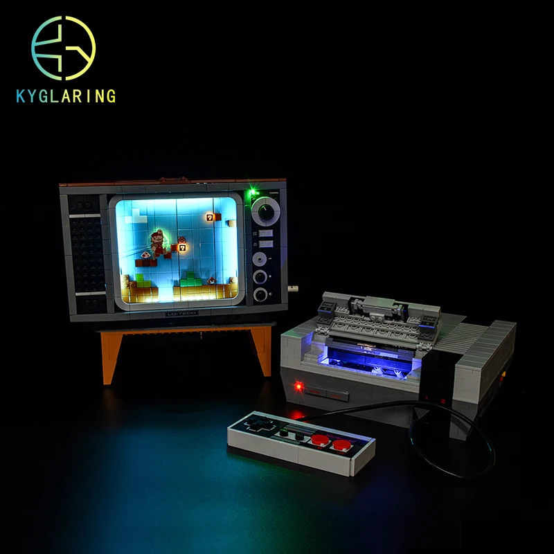 Kyglaring Led Lighting Set DIY Toys For 71374 NES Red And White Machine (Not Included Building Blocks)