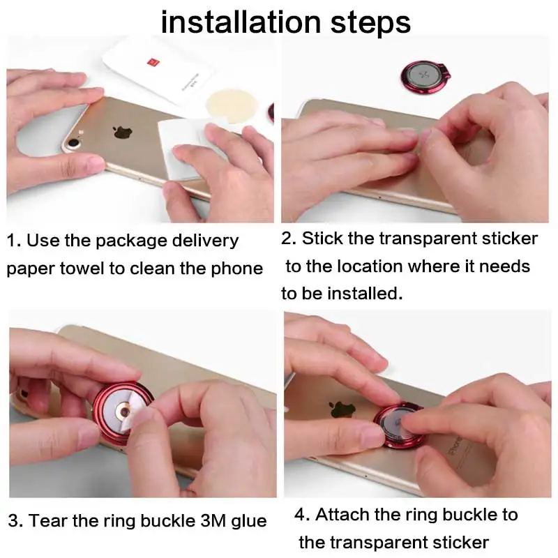 Xundd Mobile Phone Accessories Finger Ring Stand For Xiaomi 10T Pro Poco X3 M3,360 Adjustable Magnetic Holders For Phone