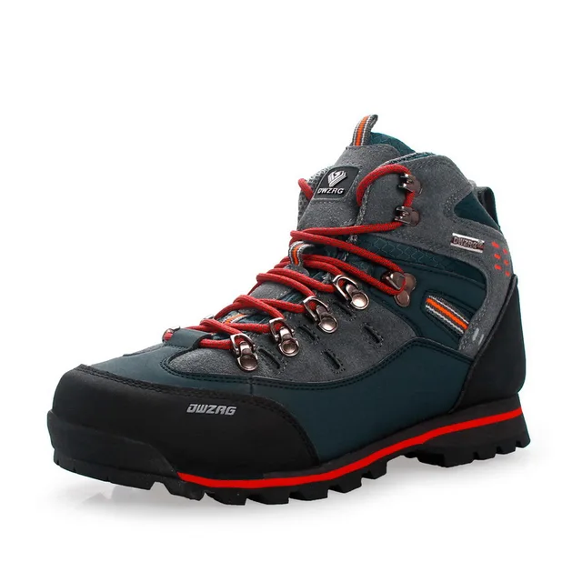TANTU Genuine Leather Hiking Shoes Men Sneakers Waterproof Hunting Trekking Shoes Outdoor Climbing Walking Shoes Fishing Boots AliExpress