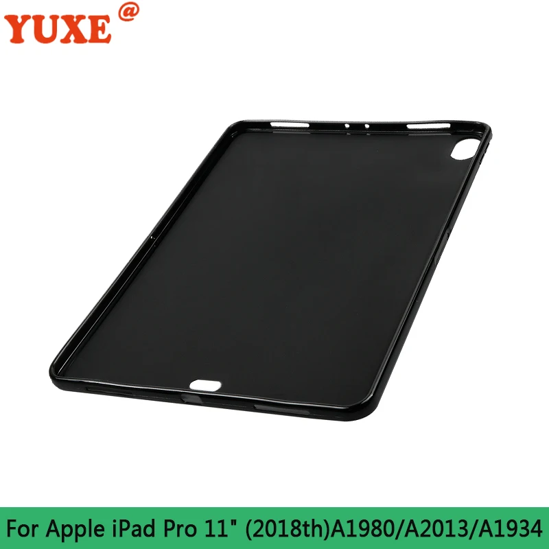 

Tablet Case For iPad Pro 11 inch 2018th A1980 A2013 A1934 11" Cover Fundas Silicone anti-drop Back Cases for ipad pro 11"