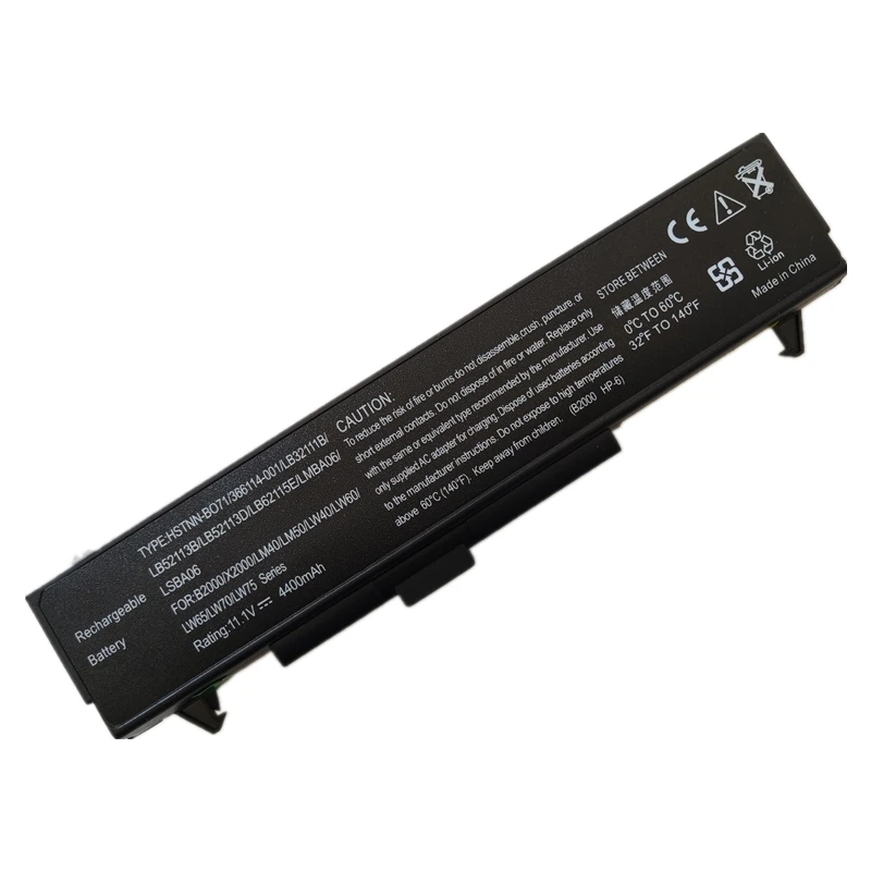 

For HP COMPAQ Presario B2000 HSTNN-B071 Battery LG LE50 LM40 LM50 LM60 R405 R400 R1 S1 V1 RD400 LW40 LW65 LW75 LB32111B LB52113B