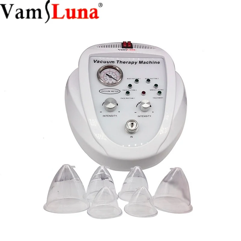 

16cm Cups Vacuum Suction Machine For Female Breast Enlargement Pump Butt Lifter Body Shape Beauty Health Care Device 6 Cups