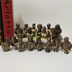 18 Style David Head Statue Sculpture Modern Art Figurine Retro Home Decoration Resin Crafts Ornaments Bronze Color Sketch Model