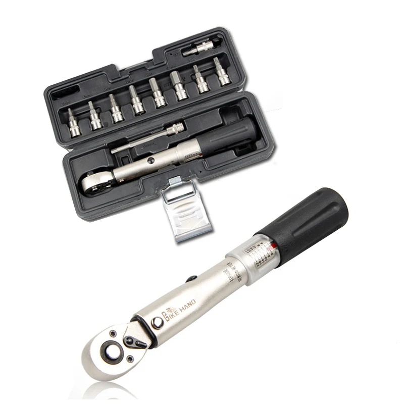 Bicycle Torque Wrench Allen Key Tool Socket MTB Bike Spanner Set Kit Cycling Repair Tool Kits