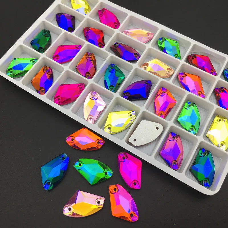 Crystal Sewing Stones  more color AB Sew On Rhinestone Galactic Cosmic Sew-On Rhinestones For Clothing