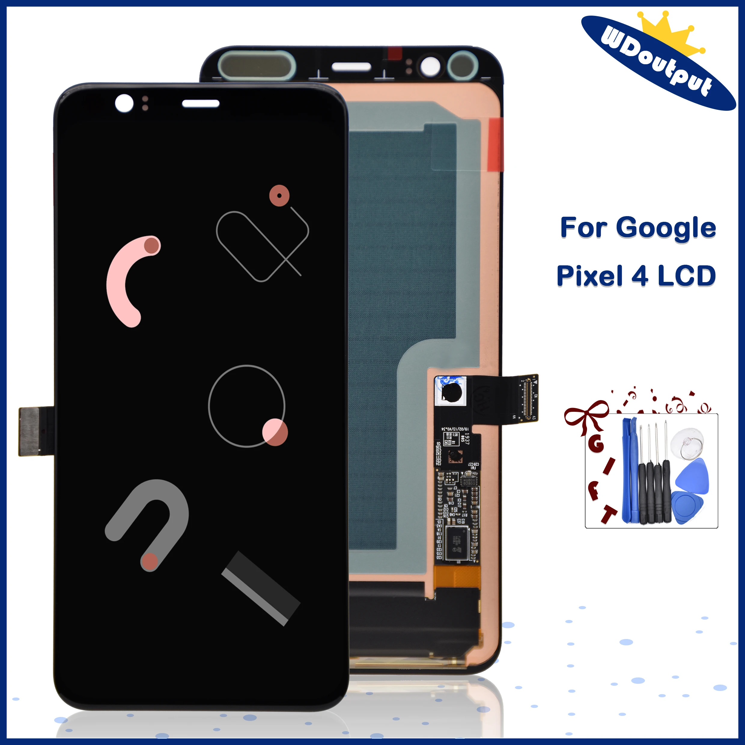 

Оригинальный ЖК-дисплей 5,7 дюйма для замены Google Pixel 4, кодирующий преобразователь сенсорного экрана в сборе дюйма для Google Pixel 4