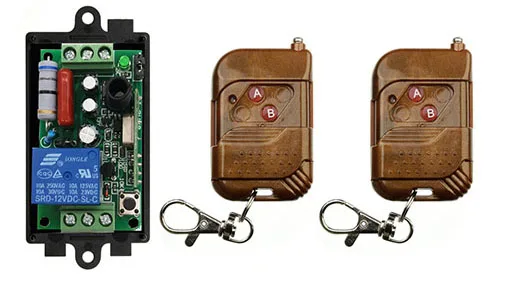 AC 220V 1CH 10A Relay Receiver Transmitter Light Lamp LED Remote Control Switch Power Wireless ON OFF Key Switch Lock Unlock