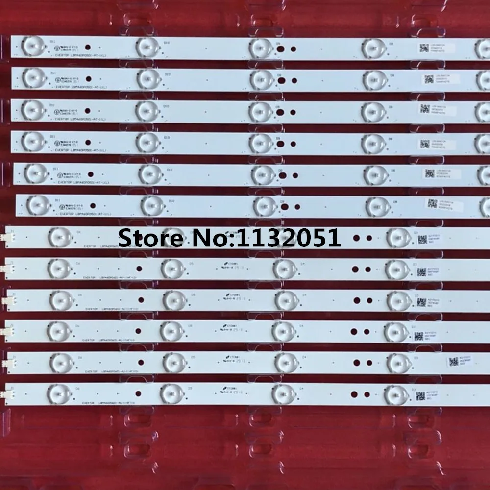 12 قطعة LED الخلفية قطاع ل LC-46LD266K 46PFL3218K LBM460P0601 A1-BU-3 R AU-1 LBM460P0501-AT-1 L TPT460H1-HN04