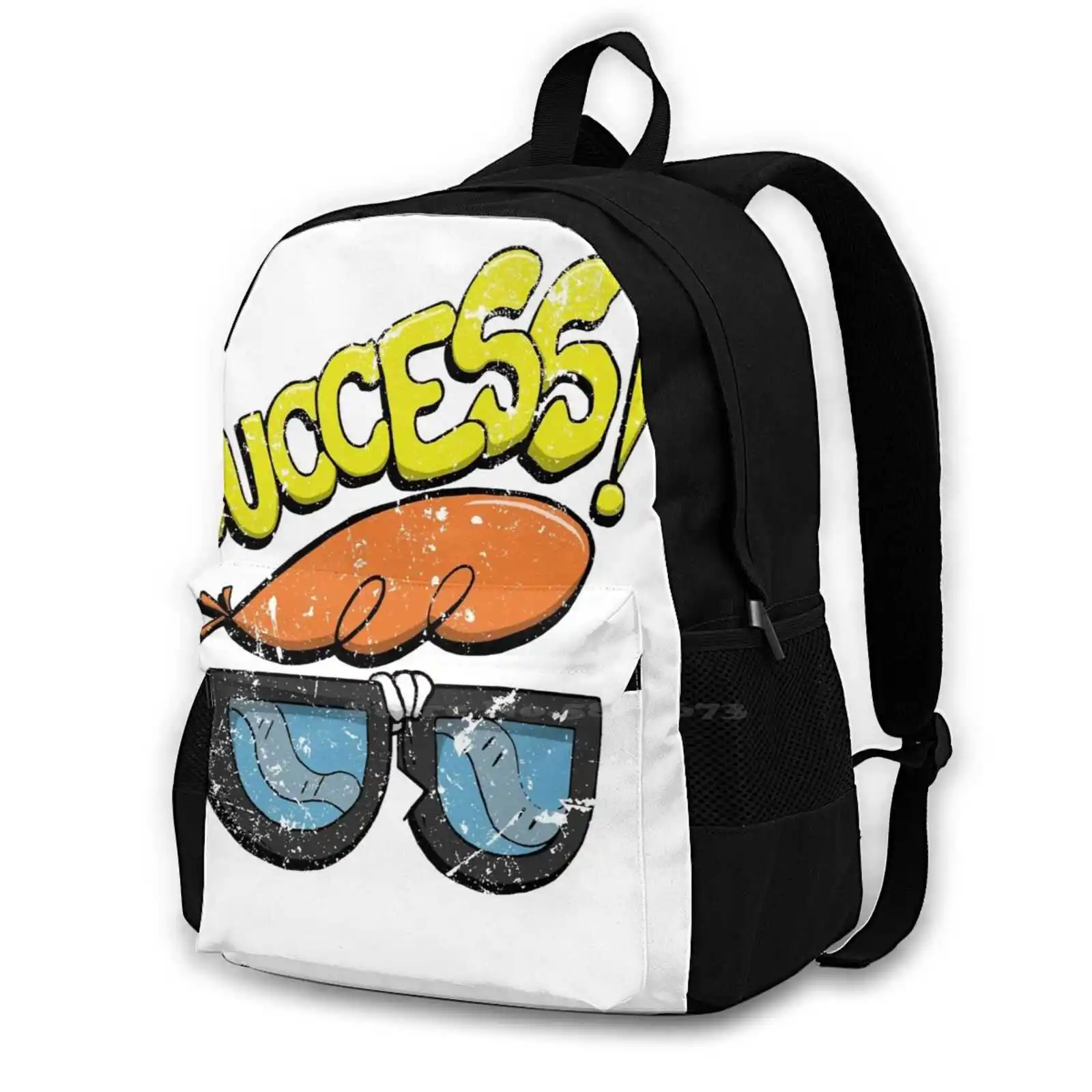 Success! - Fashion Pattern Design Travel Laptop School Backpack Bag Deedee Mandark Cartoons Cartoon Network Success Jayalan215