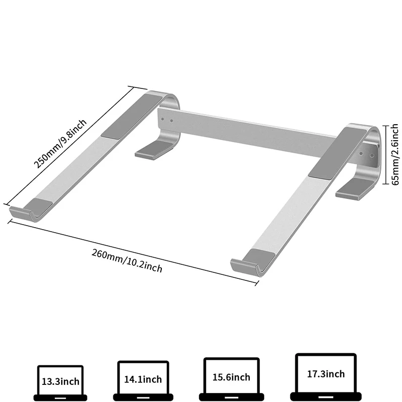 Xnyocn Laptop Stand Universal Portable Aluminum Alloy Cooling Heat Dissipation Notebook Holder For Macbook Pro iPad Dell Lenovo