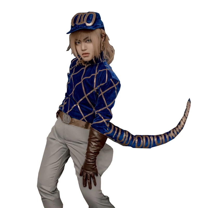 Diego Brando DIO Christmas Party Halloween Uniform Outfit Cosplay Costume with tail Customize Size 110