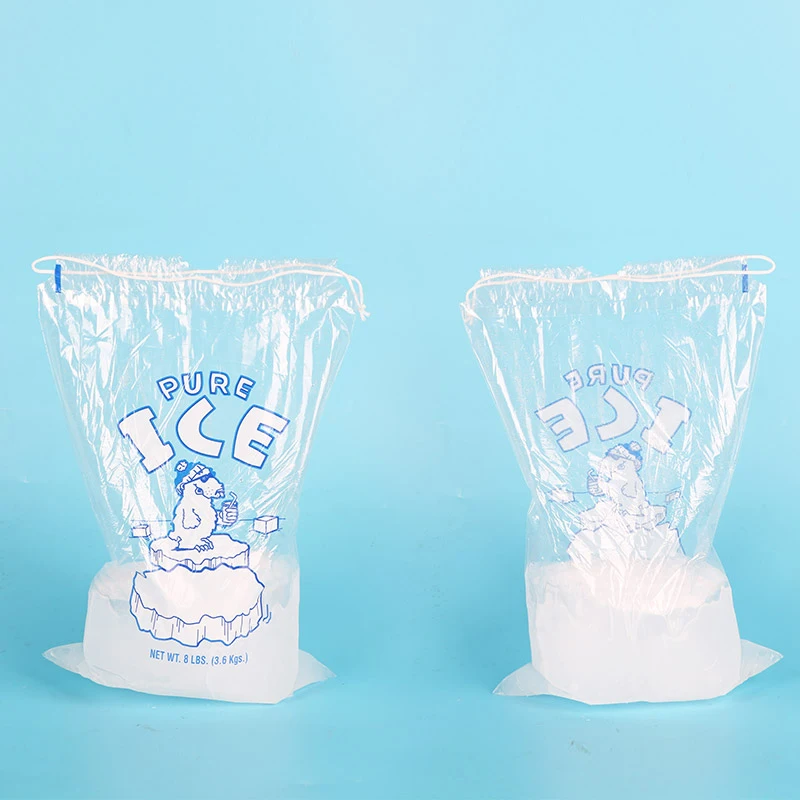 10/20 Pieces Disposable Ice Making Bags Freezing Maker Ice Cube Drawstring Ice Making for Summer DIY Drinking Ice Cube Packing