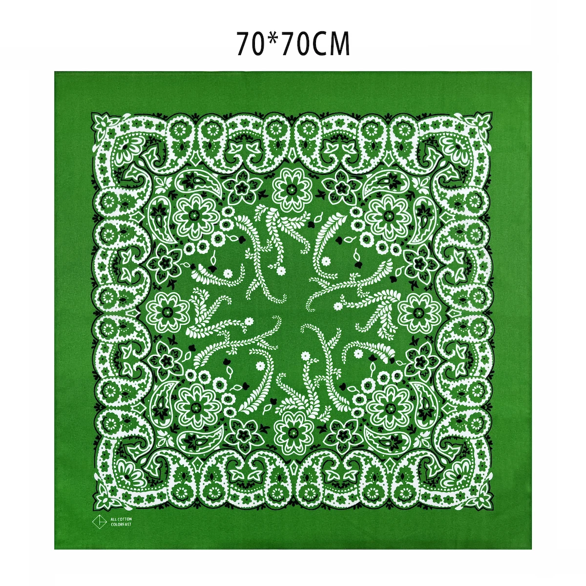 68cm szalik 100% bawełna drukuj Bandana Paisley chusta na głowę dla mężczyzn moda kobieta szal głowy okłady mężczyźni chustka Foulard szalik