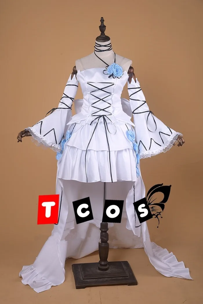 Cos-Mart Anime Pandora Hearts Alice Cosplay Costume White Rabbit Wedding Derss Formal Dress Party Role Play Clothing Custom-Make