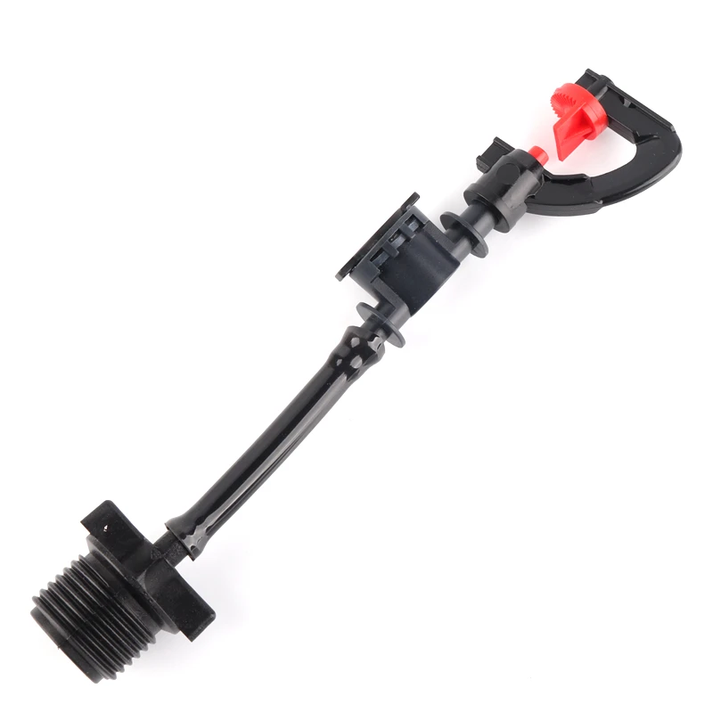 5-50sets Irrigation System 6mm Red Atomized sprinkler Kits with 4/7mm Hose Anti-Drip Foggy Sprinkler Garden Irrigation Control