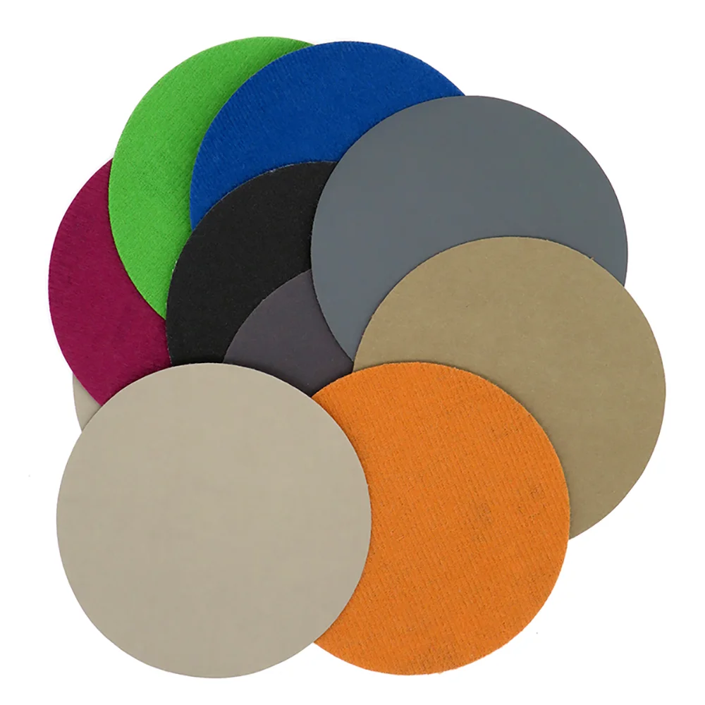 20Pcs Sanding Disc กระดาษทรายเปียกแห้ง Assortment 60-10000กรวดกระดาษทรายกันน้ำกับ Hook & Loop แผ่น25ถึง150มม.