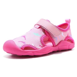 Sandales d'été fonctionnelles pour enfants, sandales pieds nus, chaussures non ald pour garçons filles, sandales à fond souple, taille 21-31