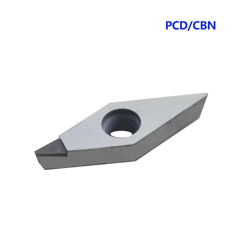 1PC PCD CBN insert VCGT110302 VCGT110304 VCGT160402 VCGT160404 CNC Lathe Turning Diamond Inserts Carbide Machining Cutter Tool