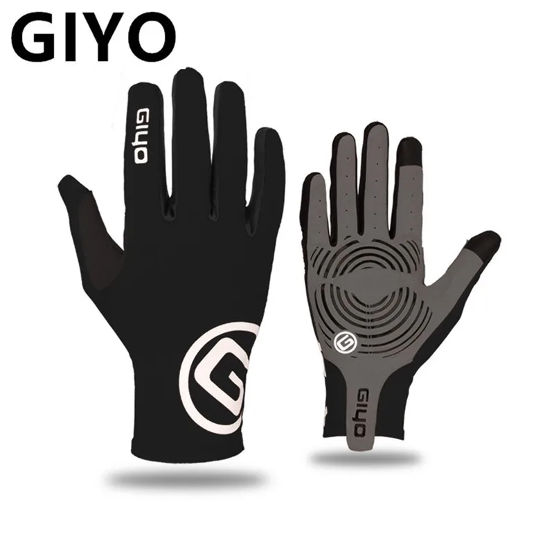 

GIYO Touch Screen Long Full Fingers Gel Sports bike Cycling Gloves MTB Road Bike Riding Racing Gloves Women Men Bicycle Gloves