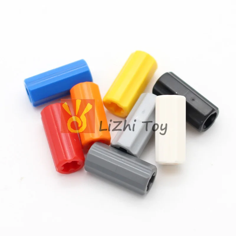 Technology Parts 6538c/59443 Axle Connector 2L Bricks Building Blocks Parts DIY Accessories Compatible with Toys