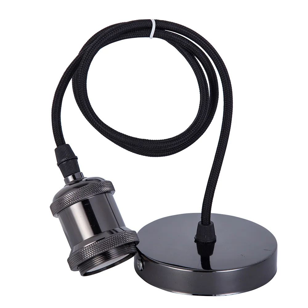 2022 حار بيع قاعدة مصابيح E27 خمر مصباح من طراز قديم حامل قلادة لمبة إضاءة برغي المقبس 6 ألوان