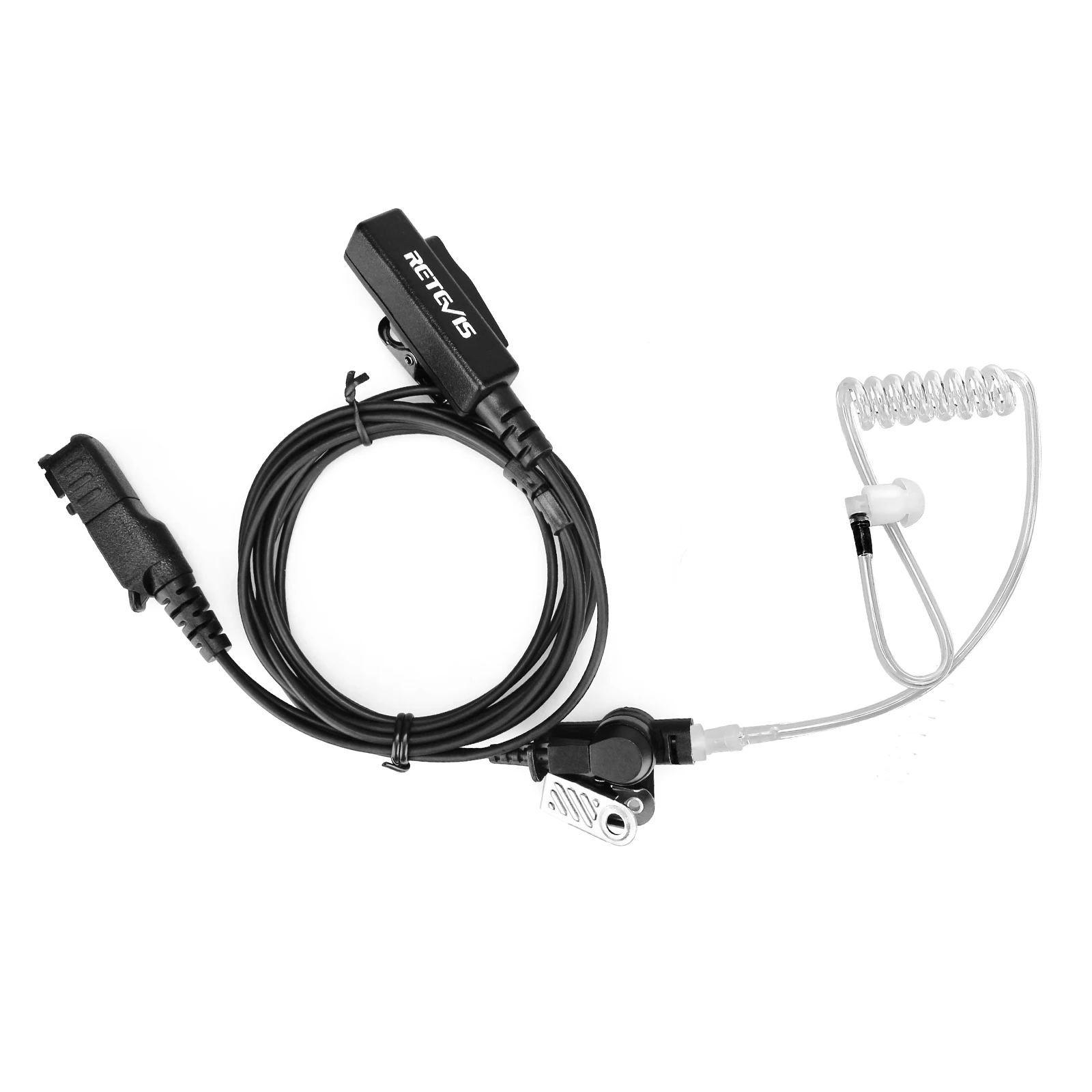 Retevis Walkie Talkie Earpiece Mic/PTT Acoustic Air Tube for Motorola XPR3300 XPR3500 XIR P6620 XIR P6600 E8600 MotoTRBOD EP550